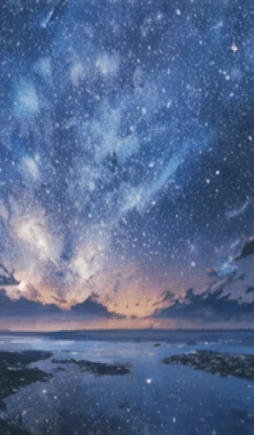 [LINE着せ替え] 銀河の冬空 #MaD07。の画像1