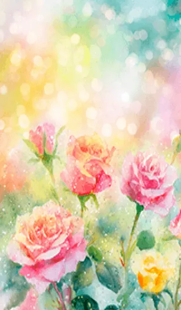 [LINE着せ替え] 薔薇(バラ)の花の着せかえ(R1582)の画像1