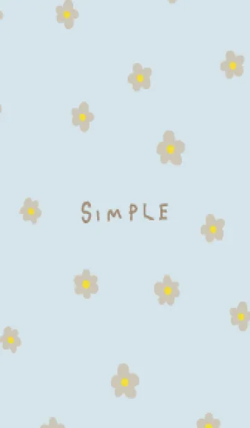 [LINE着せ替え] 茶色い小花28の画像1