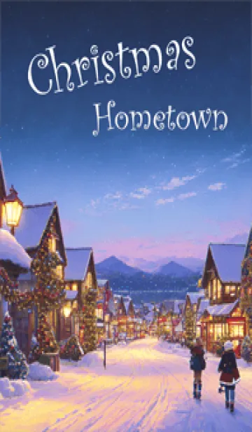 [LINE着せ替え] Christmas Hometown *の画像1