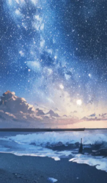 [LINE着せ替え] 銀河の冬空 #MaC33。の画像1