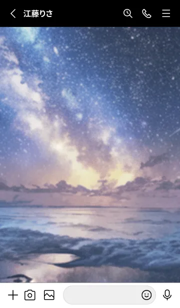 [LINE着せ替え] 銀河の冬空 #MaC32。の画像2