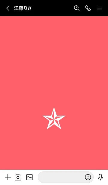 [LINE着せ替え] シンプル ロック スター _92の画像2