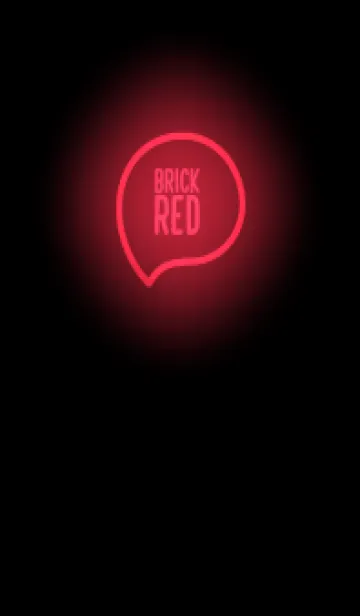 [LINE着せ替え] Brick Red Neon Theme V7 (JP)の画像1