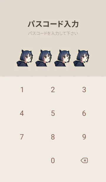 [LINE着せ替え] かわいい女の子 猫耳少女二人の画像4