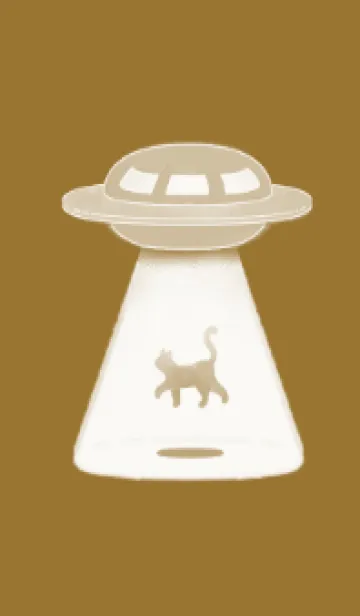 [LINE着せ替え] UFOと黒猫の画像1