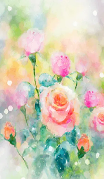 [LINE着せ替え] 薔薇(バラ)の花の着せかえ(R1599)の画像1