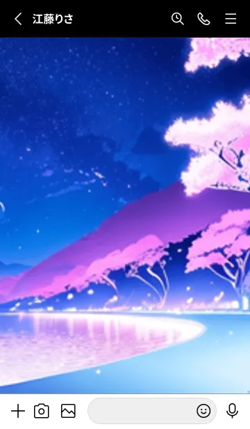 [LINE着せ替え] 冬のサクラ #MaE02。の画像2