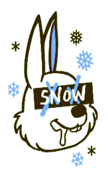 [LINE着せ替え] スノーラビット .41の画像1