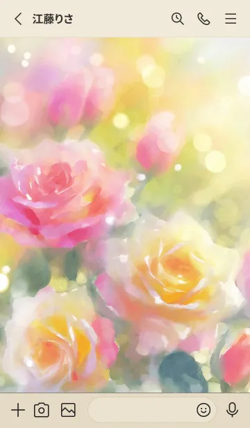 [LINE着せ替え] 薔薇(バラ)の花の着せかえ(R1603)の画像2