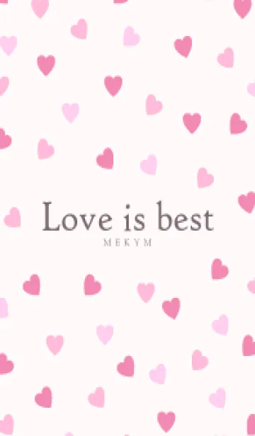 [LINE着せ替え] Love is best PINK-MEKYM 26の画像1