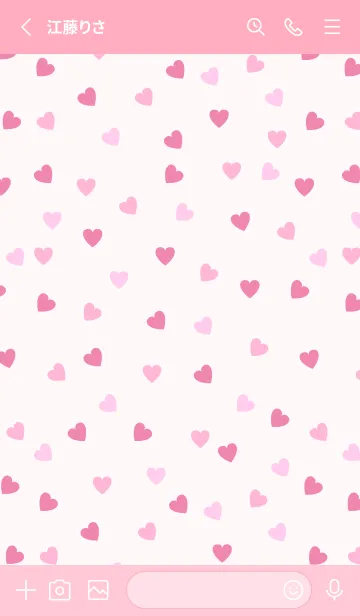 [LINE着せ替え] Love is best PINK-MEKYM 26の画像2