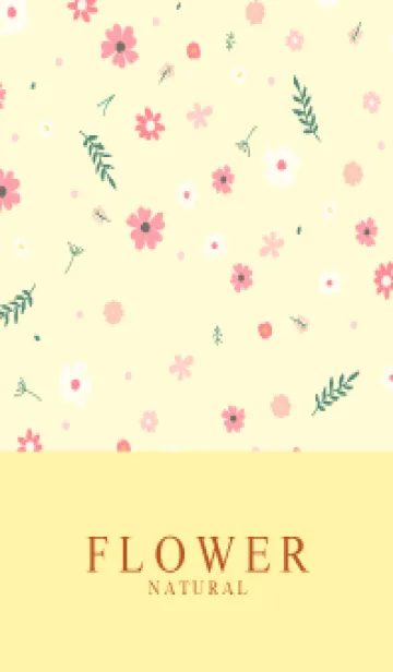 [LINE着せ替え] FLOWER YELLOW - NATURAL-50の画像1