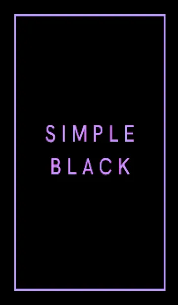 [LINE着せ替え] シンプル ブラック .142の画像1