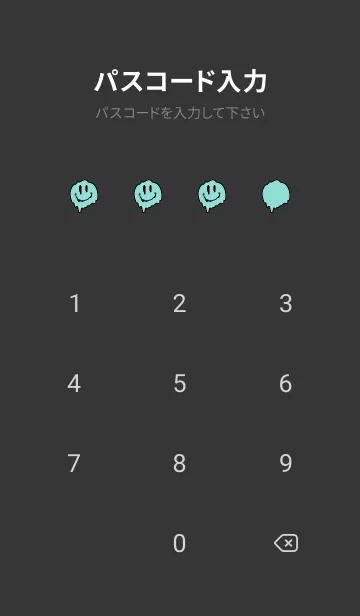 [LINE着せ替え] ドリップ スマイル .58の画像4