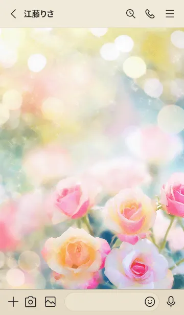 [LINE着せ替え] 薔薇(バラ)の花の着せかえ(R1618)の画像2