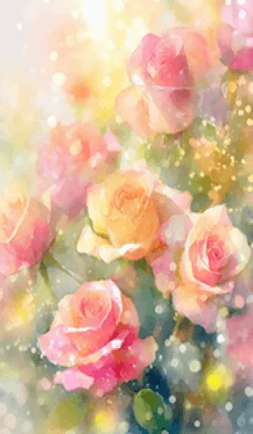 [LINE着せ替え] 薔薇(バラ)の花の着せかえ(R1620)の画像1