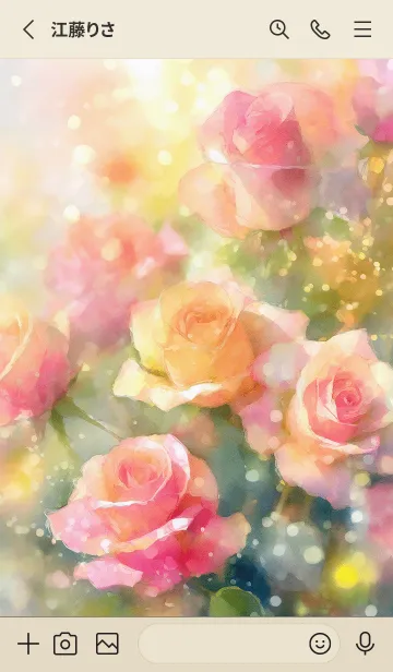 [LINE着せ替え] 薔薇(バラ)の花の着せかえ(R1620)の画像2