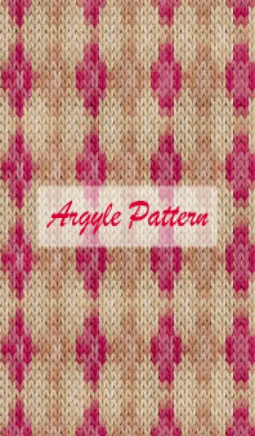 [LINE着せ替え] argyle pattern embroidery 79の画像1