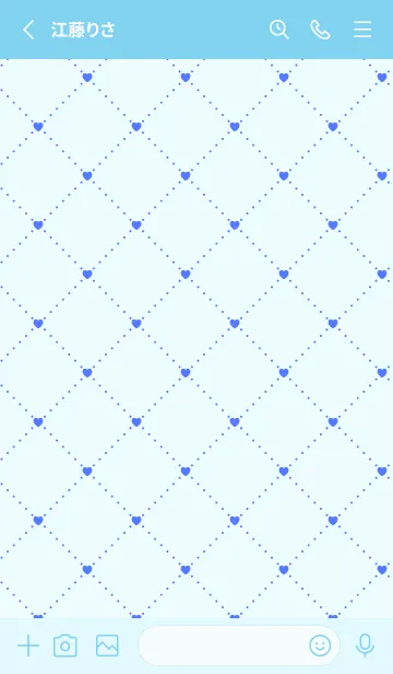 [LINE着せ替え] ハート レース .62の画像2