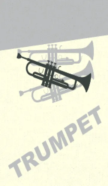 [LINE着せ替え] Trumpet CLR オフブラックの画像1