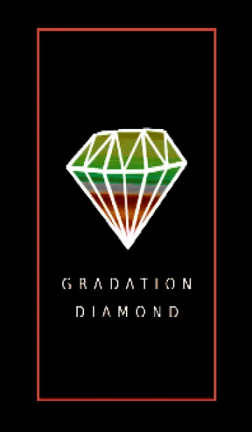 [LINE着せ替え] グラデーション ダイヤモンド .137の画像1