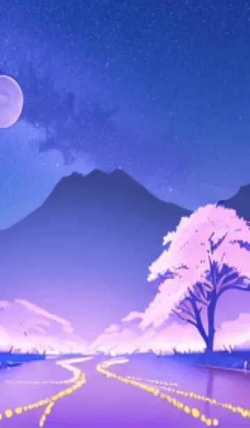 [LINE着せ替え] 冬のサクラ #MaE110。の画像1