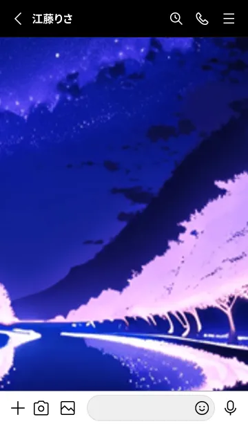 [LINE着せ替え] 冬のサクラ #MaE19。の画像2