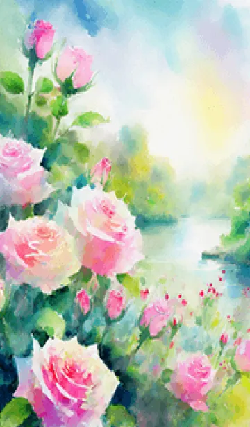 [LINE着せ替え] 薔薇(バラ)の花の着せかえ(R1626)の画像1