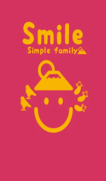 [LINE着せ替え] スマイル＆一富士二鷹三茄子 カーミンの画像1