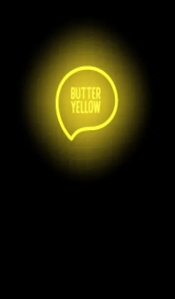 [LINE着せ替え] Butter Yellow Neon Theme V7 (JP)の画像1