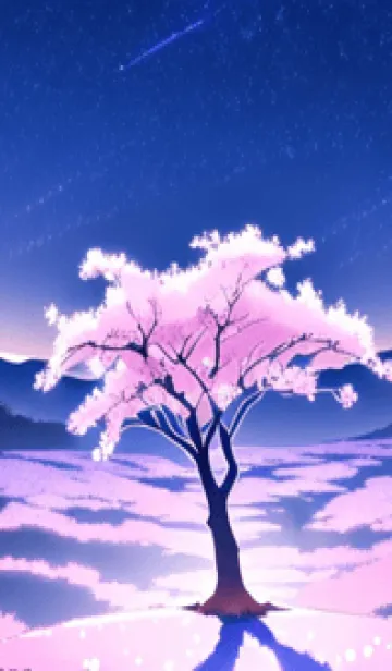 [LINE着せ替え] 冬のサクラ #MaFJbF18。の画像1