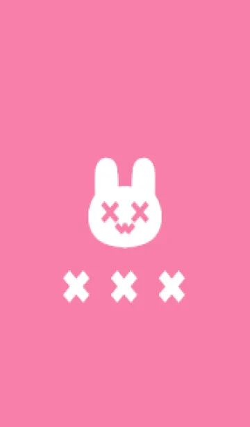 [LINE着せ替え] 地雷うさぎ(pink01)の画像1