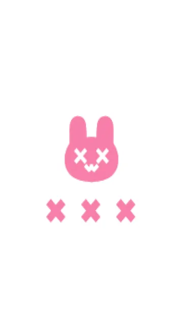 [LINE着せ替え] 地雷うさぎ(pink02)の画像1
