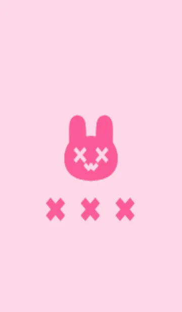 [LINE着せ替え] 地雷うさぎ(pink03)の画像1