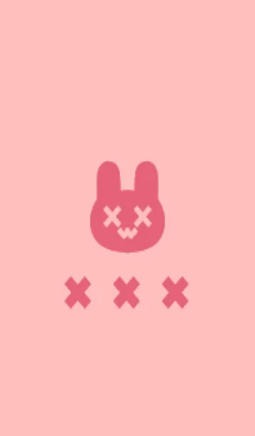 [LINE着せ替え] 地雷うさぎ(pink10)の画像1