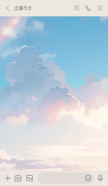 [LINE着せ替え] That Sky Again 7の画像2