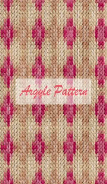 [LINE着せ替え] argyle pattern embroidery 80の画像1