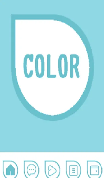 [LINE着せ替え] green color J96の画像1