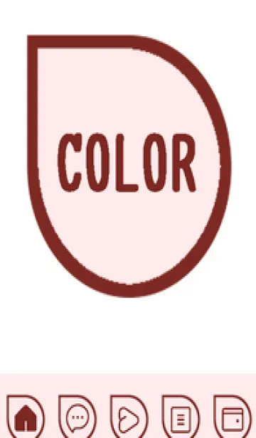 [LINE着せ替え] red color J48の画像1