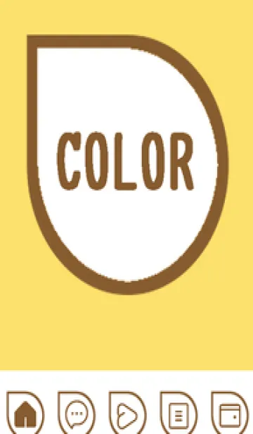 [LINE着せ替え] yellow color J46の画像1