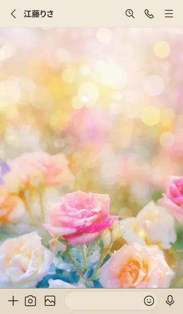 [LINE着せ替え] 薔薇(バラ)の花の着せかえ(R1639)の画像2