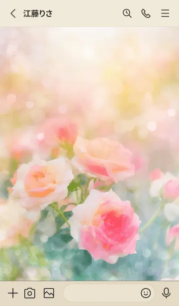 [LINE着せ替え] 薔薇(バラ)の花の着せかえ(R1640)の画像2