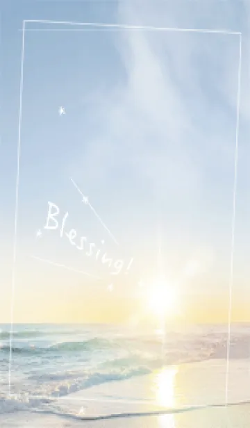 [LINE着せ替え] Blessing！の画像1