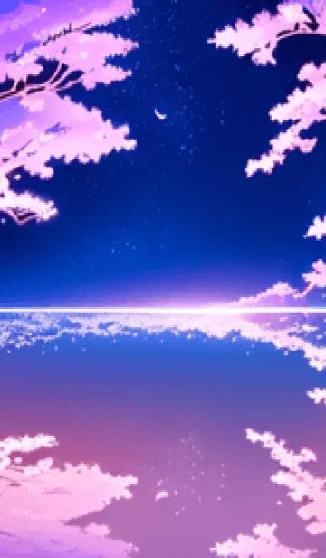 [LINE着せ替え] 冬のサクラ #MaE123。の画像1