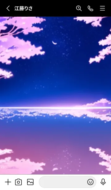 [LINE着せ替え] 冬のサクラ #MaE123。の画像2