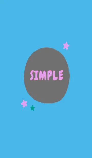 [LINE着せ替え] シンプル カラー スター 175の画像1