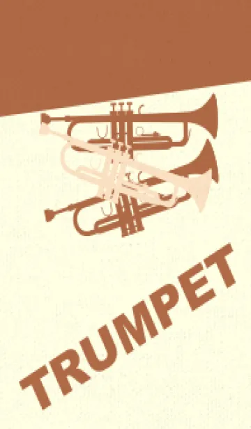 [LINE着せ替え] Trumpet CLR 薄橙の画像1