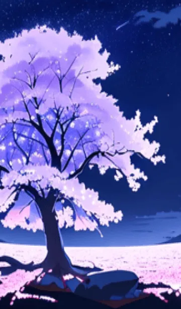 [LINE着せ替え] 冬のサクラ #MaFJbF213。の画像1