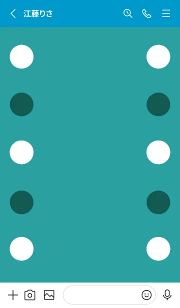 [LINE着せ替え] シンプルドット -138の画像2